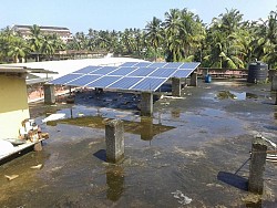 5 Kw solar rooftop Metering Plant for Bastikar Hardware, Mangalore