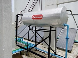 4,500 LPD Pressurzed Racold Solar water heater at Raheja Universal Builders